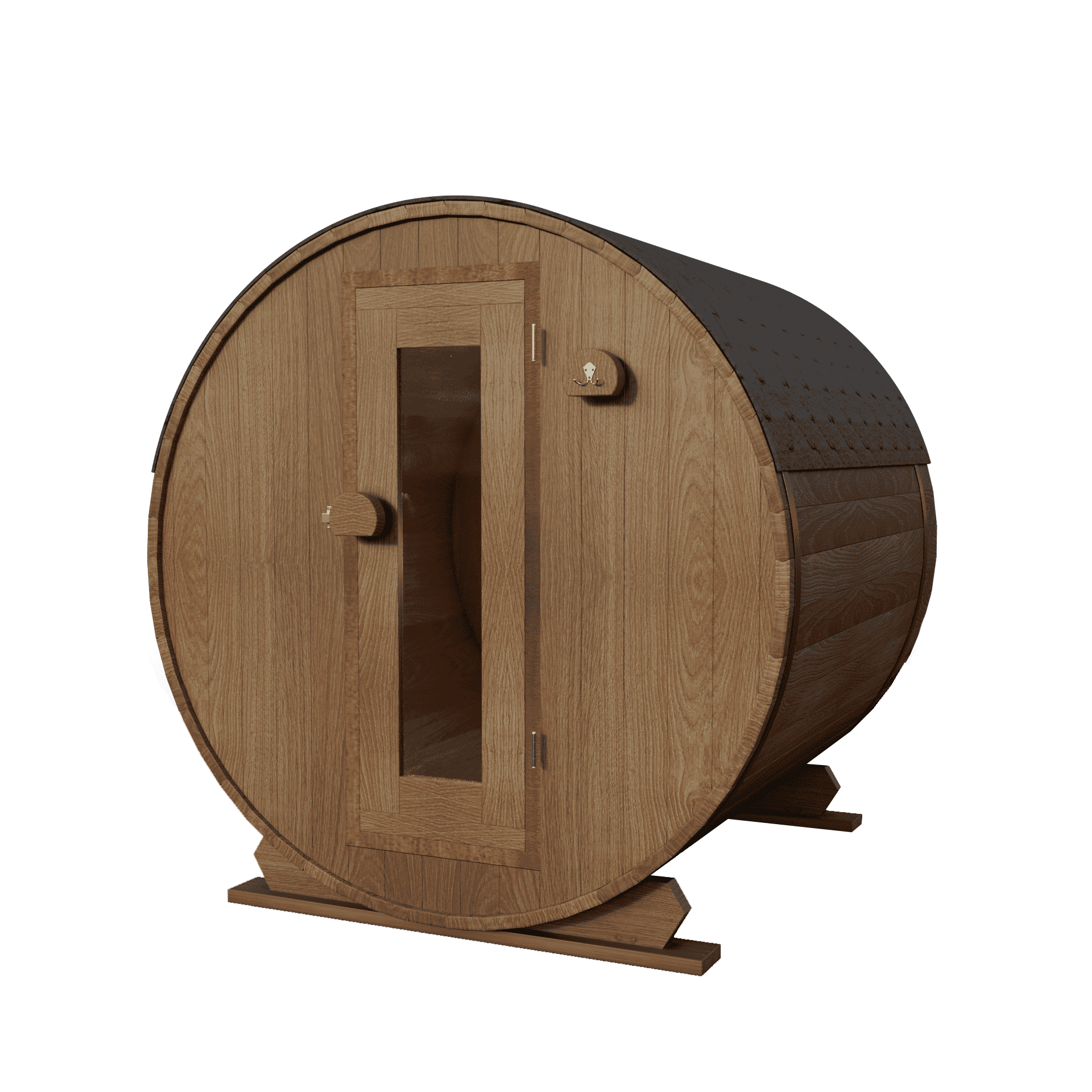 Modified Ayous barrel sauna 200 cm