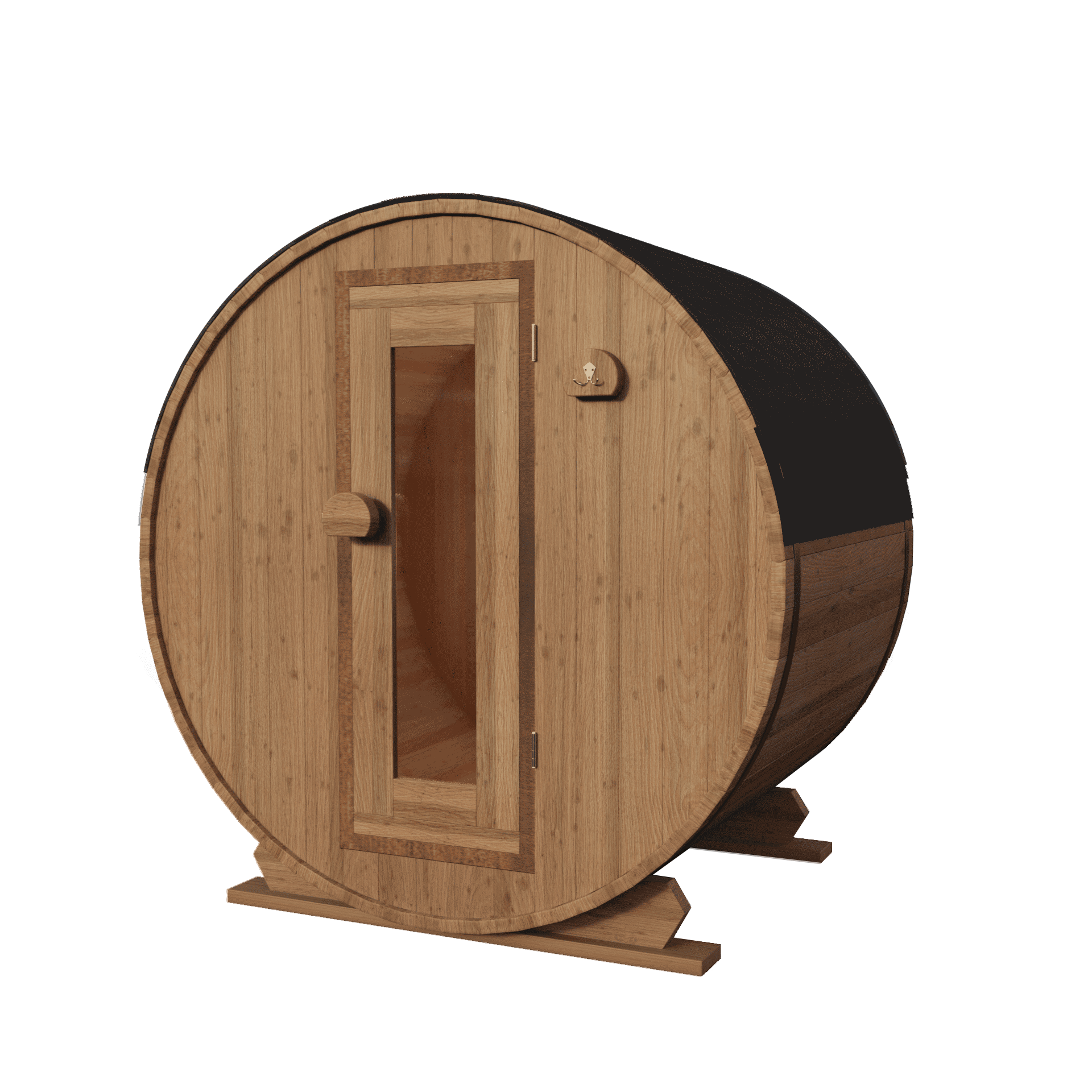 Modified Ayous barrel sauna 140 cm