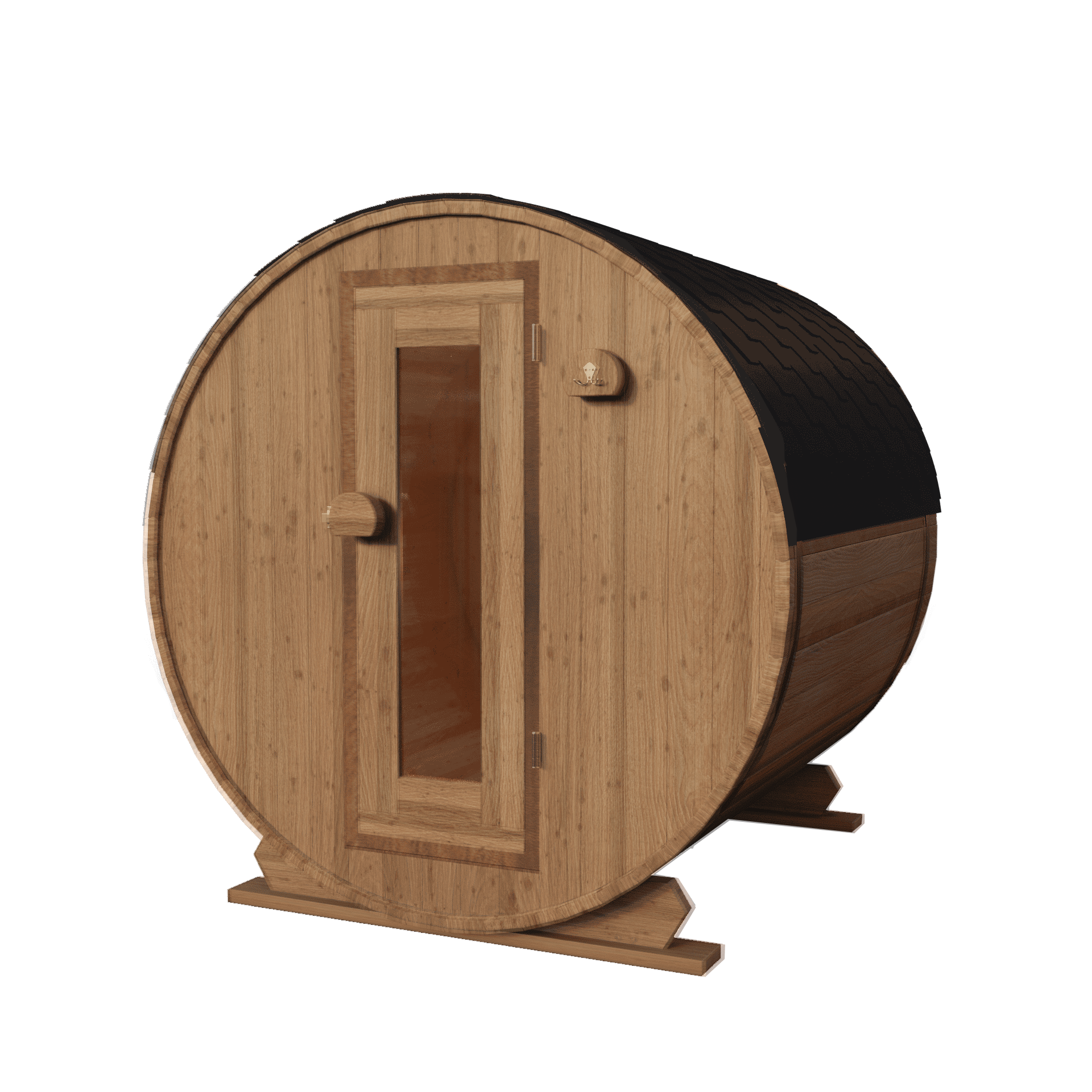 Modified Ayous barrel sauna 200 cm