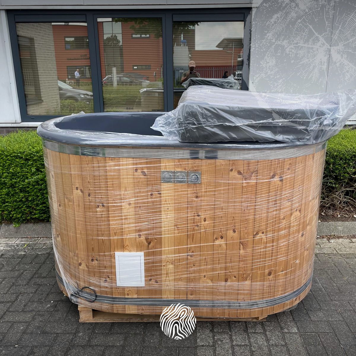 Thermowood hottub Ofuro voor 2 personen met SPA-systeem